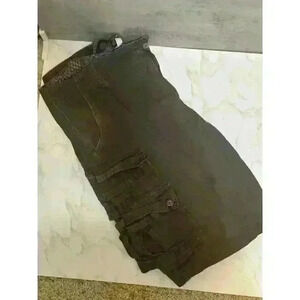 OP Cargo Shorts, Size 36, Men's Dark Greyish Brown Khakis